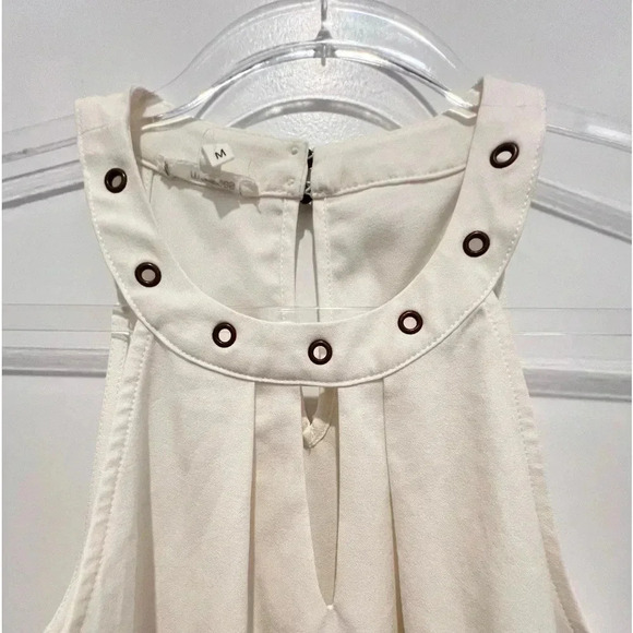 Maurices White Sleeveless Top with Gold Rivets - Picture 2 of 8